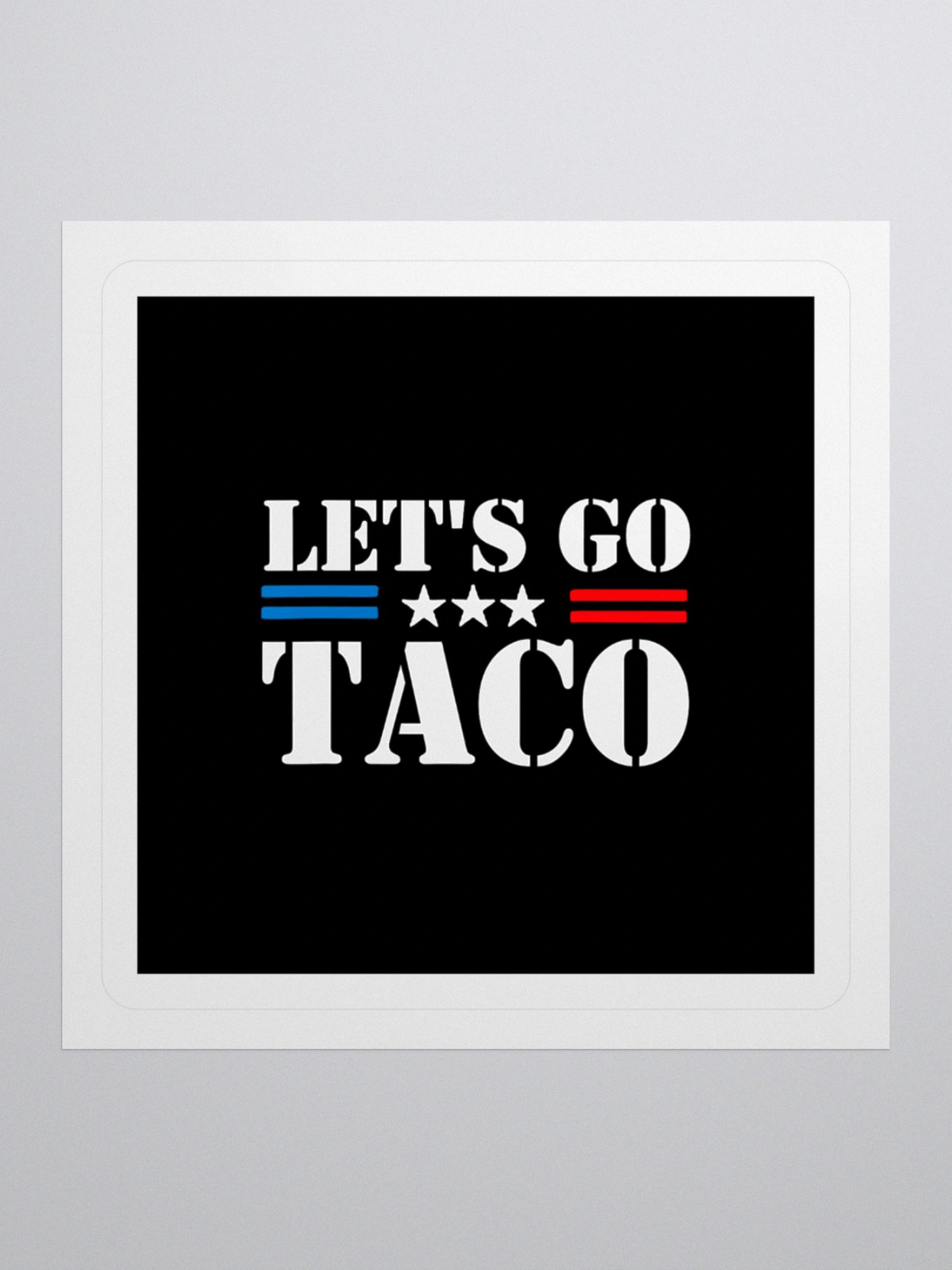 Let's Go Taco Kiss Cut Stickers product image (2)