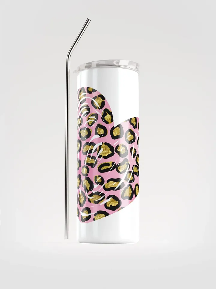 Leopard Love Stainless Steel Tumbler product image (1)