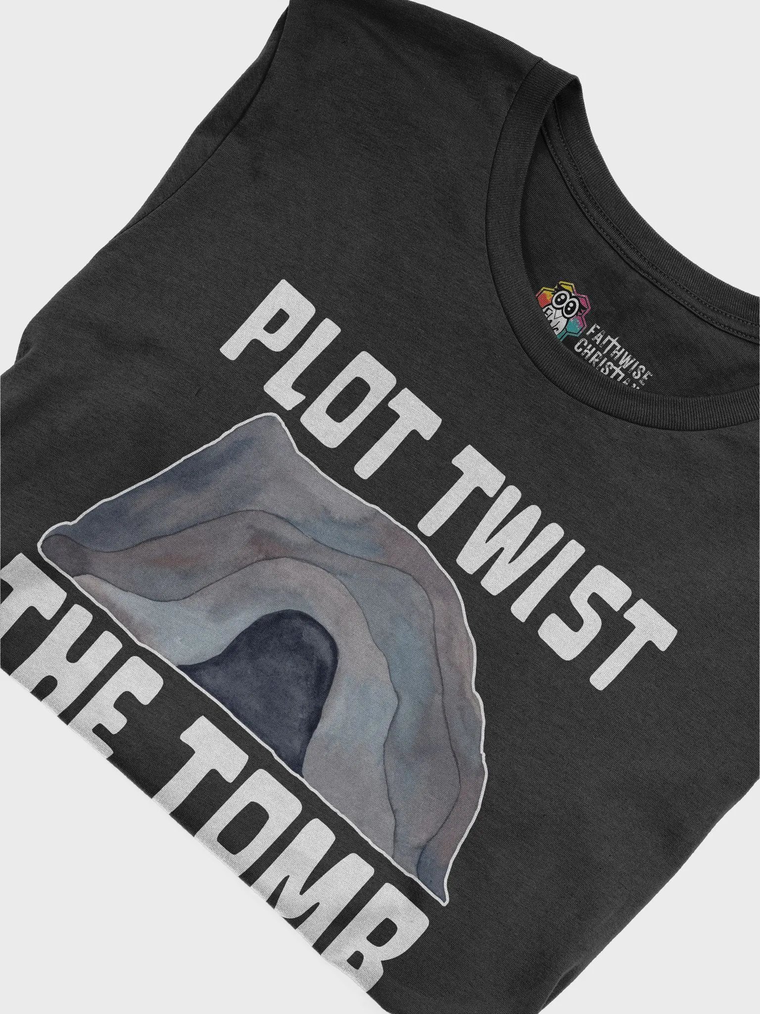 Plot Twist, The Tomb Was Empty Funny Easter T-Shirt product image (6)