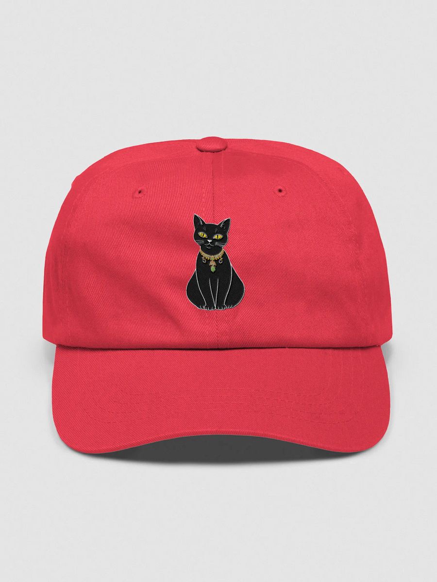 Black Cat Elegance Dad Hat product image (1)