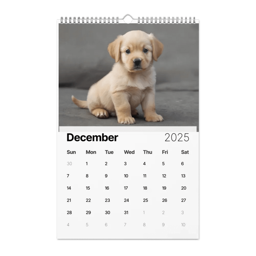 CZ229 Puppies Calendar product image (4)
