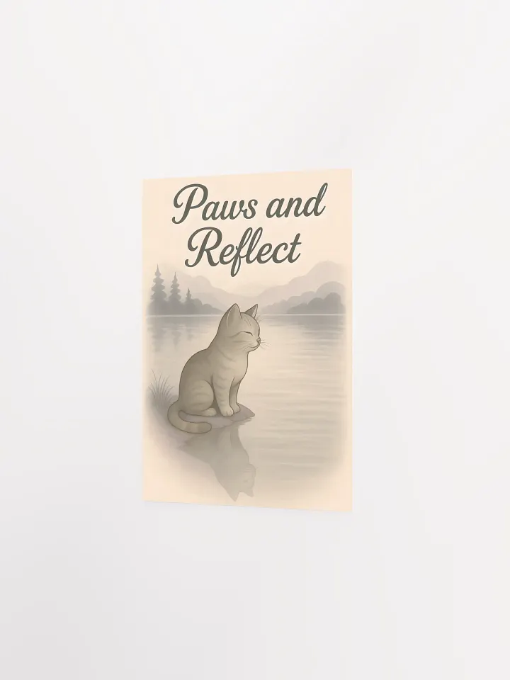 Reflect Cute Cat Motivational Poster product image (2)