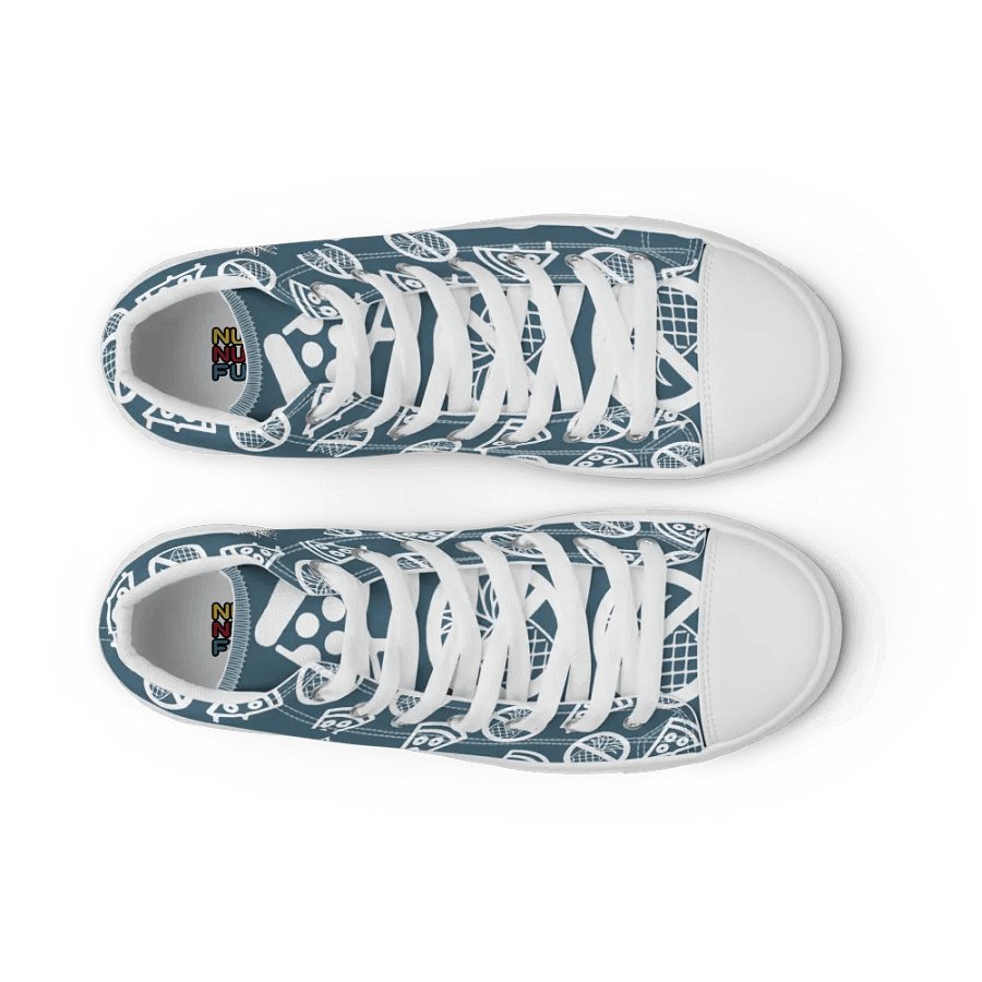 Blasphemy High Top Teal/White Female product image (6)