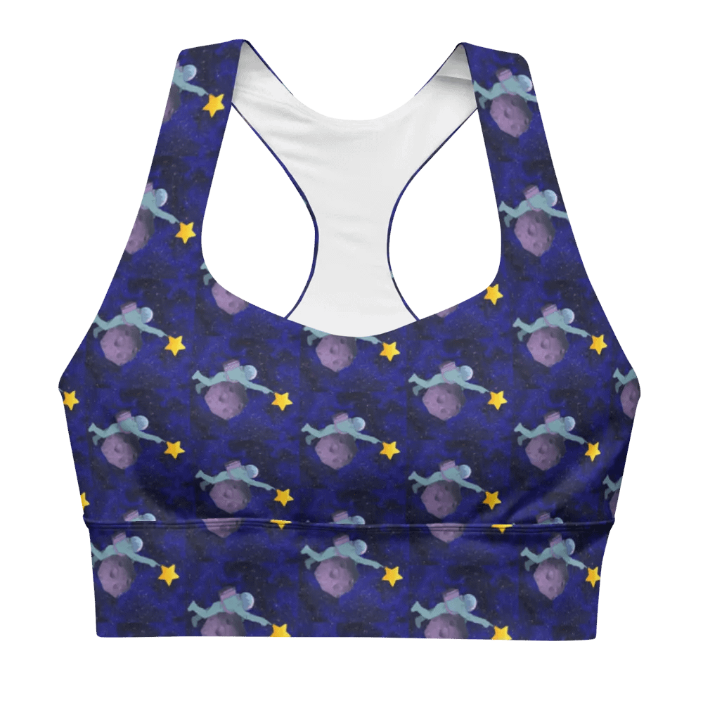 Reach for the Stars longline sports bra product image (1)