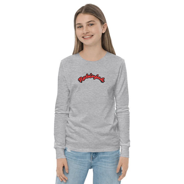 Crimson Script Youth Long Sleeve Tee product image (20)