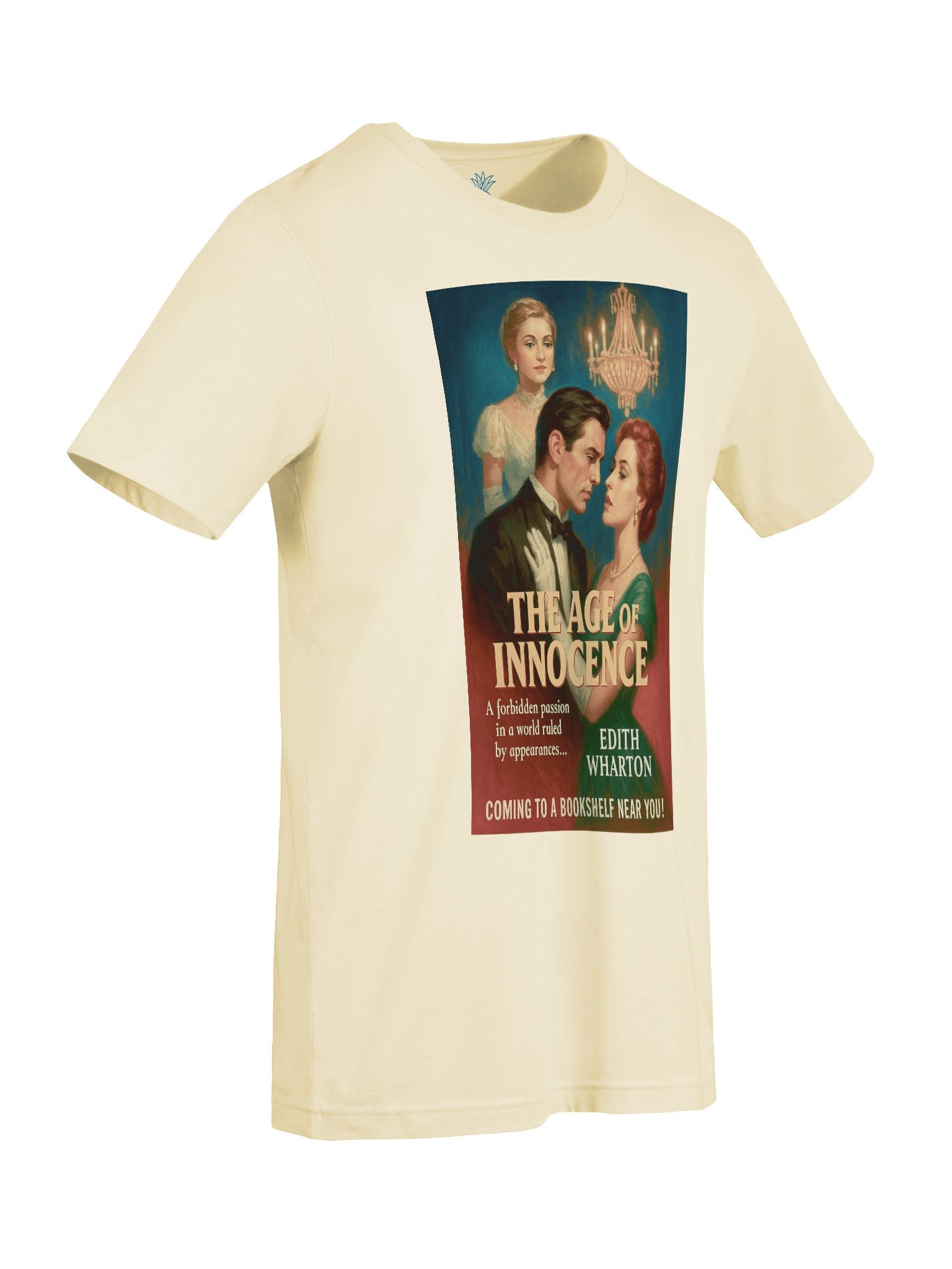 "The Age of Innocence" 1950's Faux Retro Film Poster Edith Wharton Unisex T-Shirt product image (117)