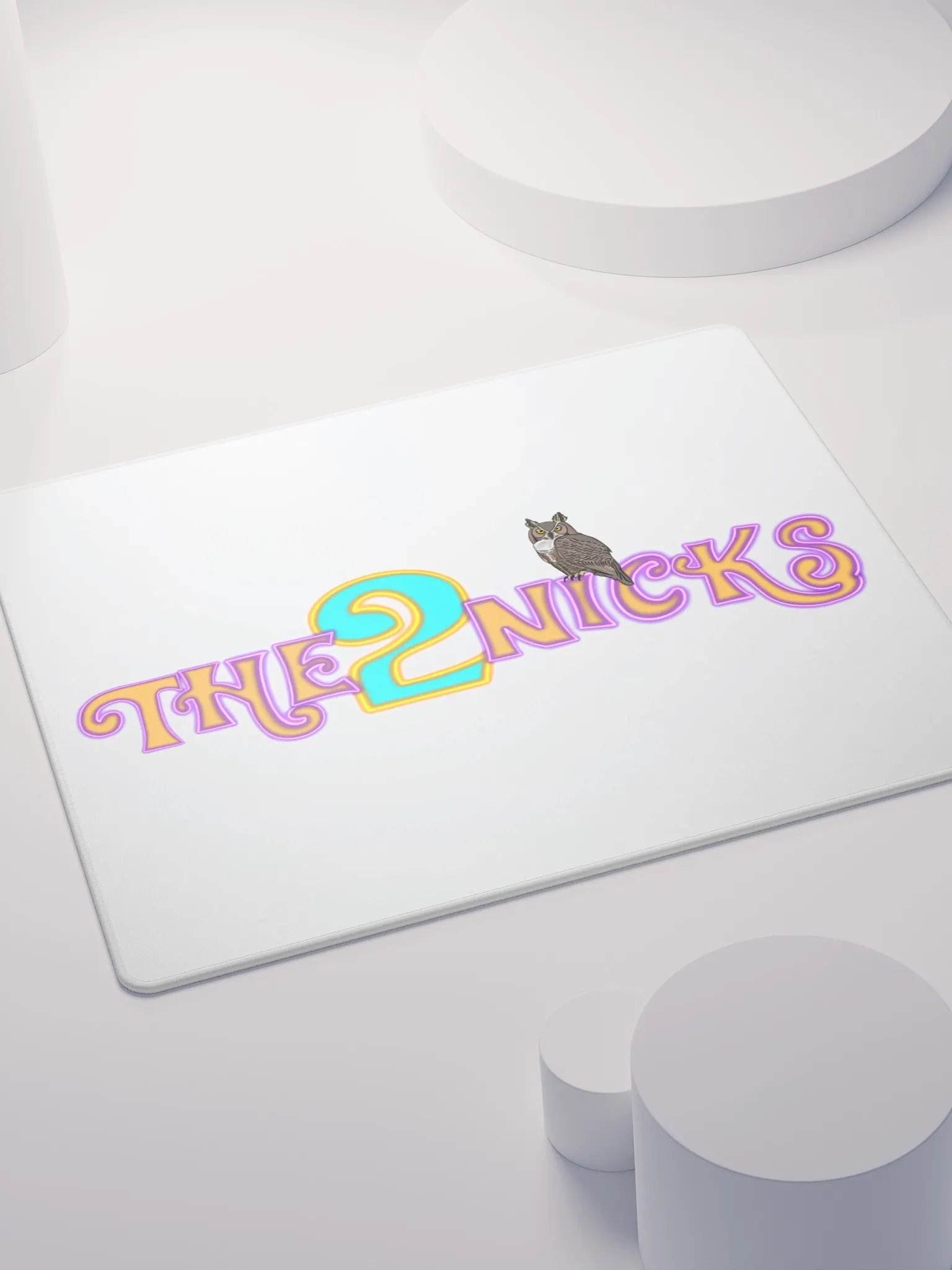 The2Nicks Gaming Mouse Pad (White) product image (4)