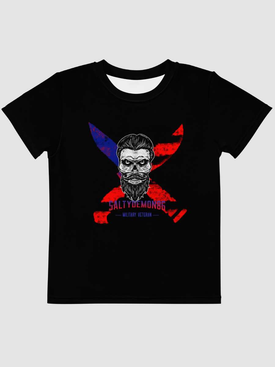 [Saltydemon86] All-Over Print Kids Crew Neck T-Shirt AOP AOP019 product image (1)