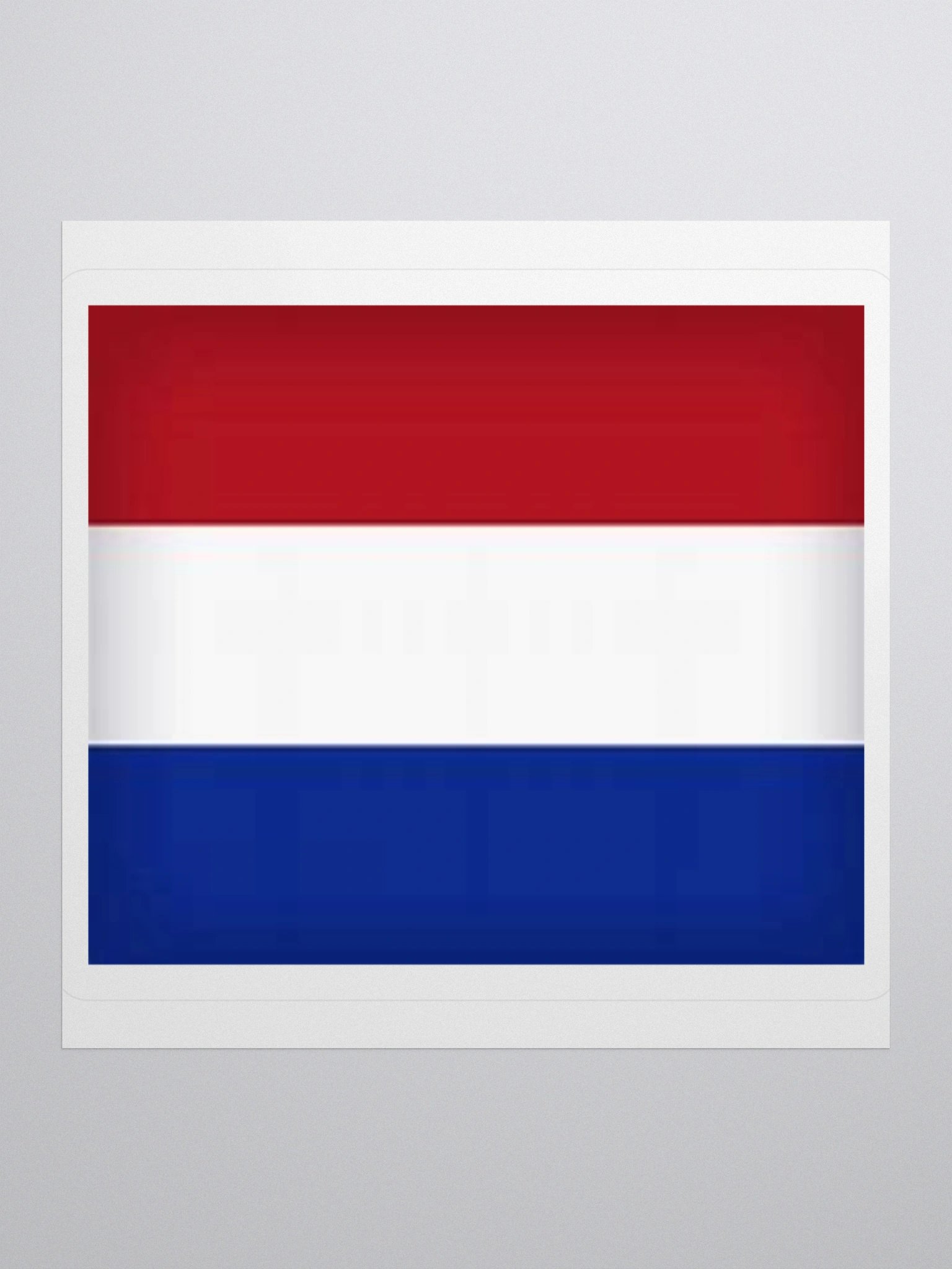 Exclusive Netherlands Flag Kiss-Cut Sticker by TDS Music - Unique Design (3" x 3", 4" x 4", 5.5" x 5.5") product image (1)