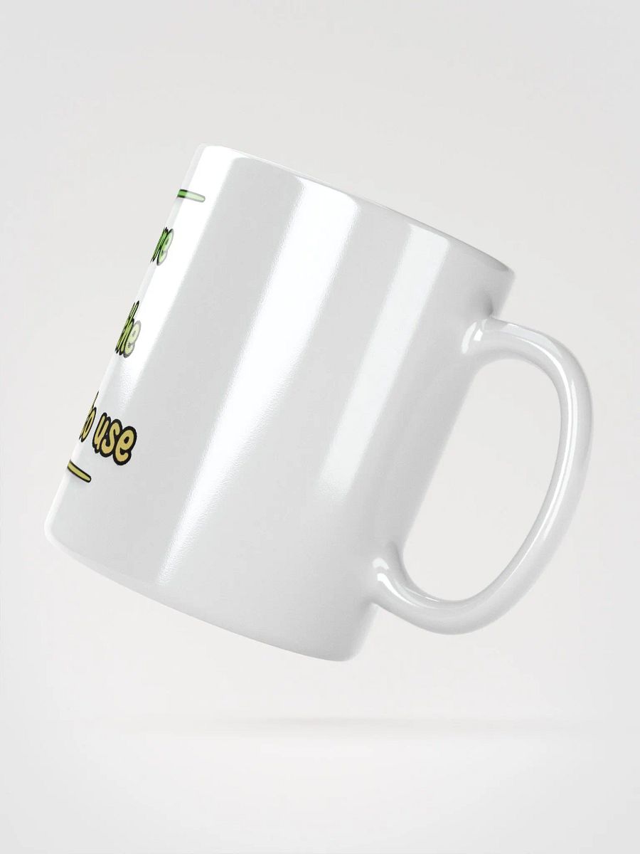 Poorly Chosen Words White Mug product image (3)