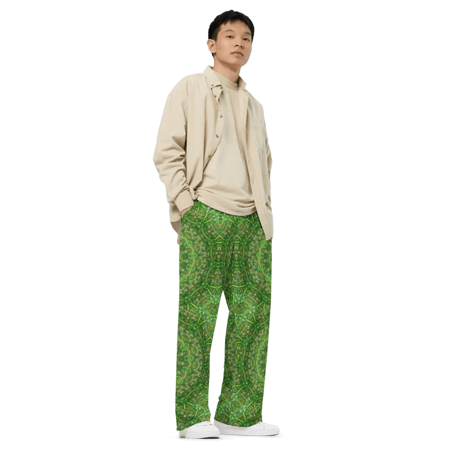 Green Celtic Circle Wideleg Pants product image (3)