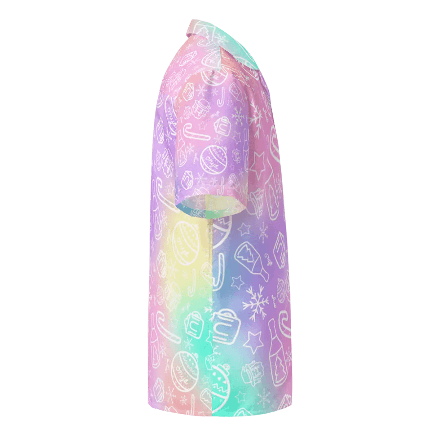 Limited Edition Christmas Tie Die Button Up Shirt product image (5)