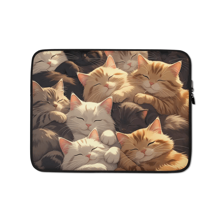 Cozy Cats Laptop Sleeve product image (1)