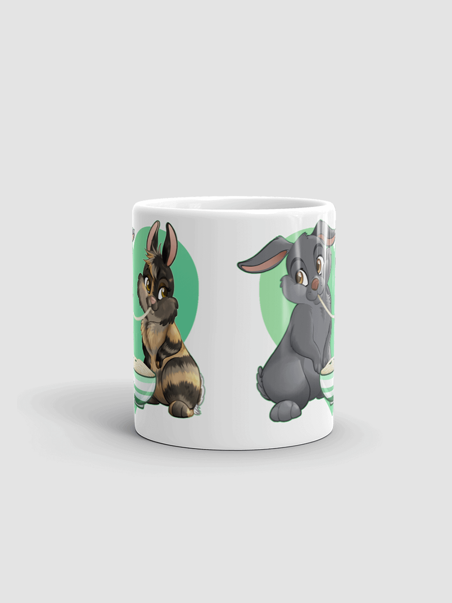 Maple & The Tramp Heart White glossy mug product image (3)