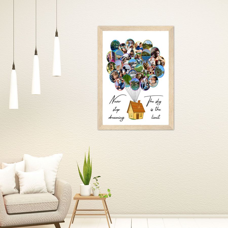Inspirational Balloons and House Photo Collage Canva Template product image (7)