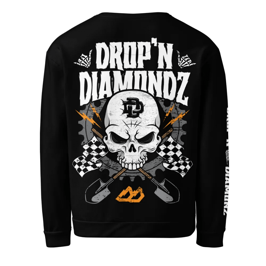 Drop n Diamondz Skull Emblem Sweatshirt product image (1)