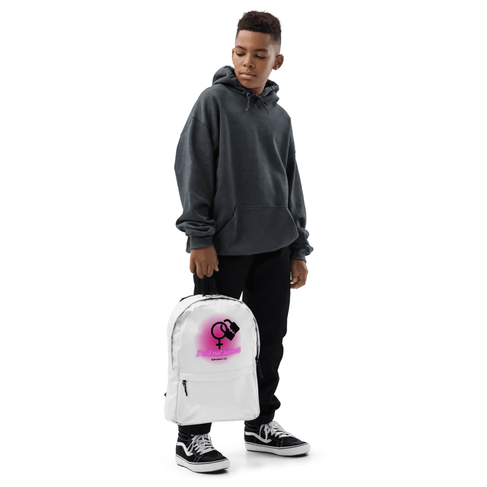 I Will Not Submit Backpack product image (6)