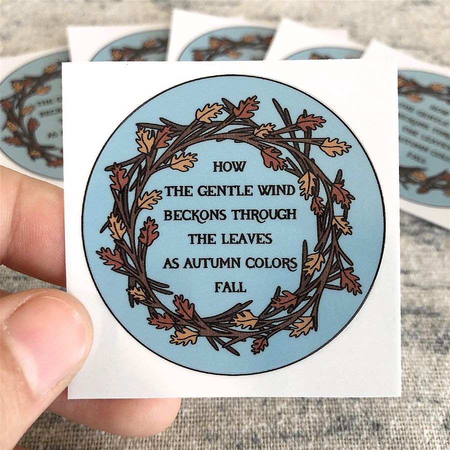 Gentle Wind - 2" Vinyl Sticker product image (1)