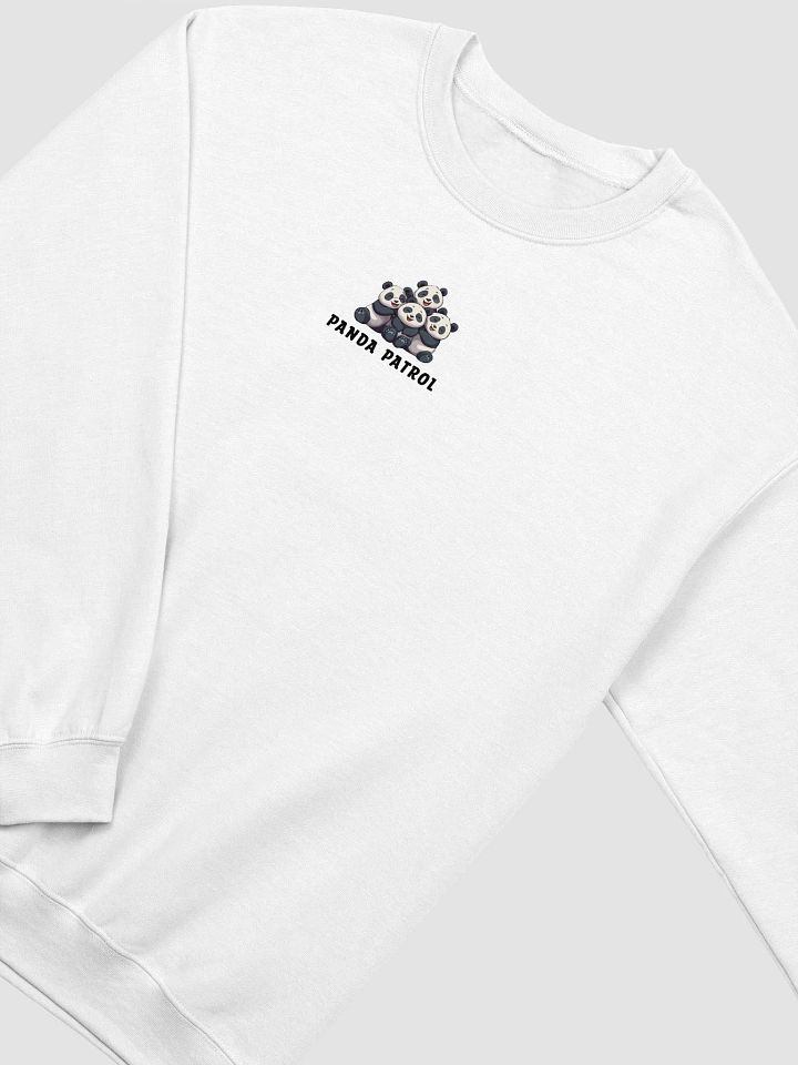 panda patrol crewneck (dark text) product image (2)