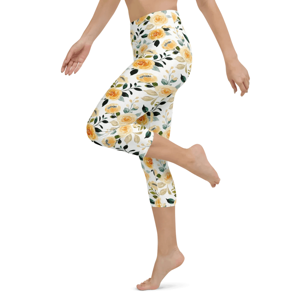 Yellow Rose Delight Leggings product image (11)