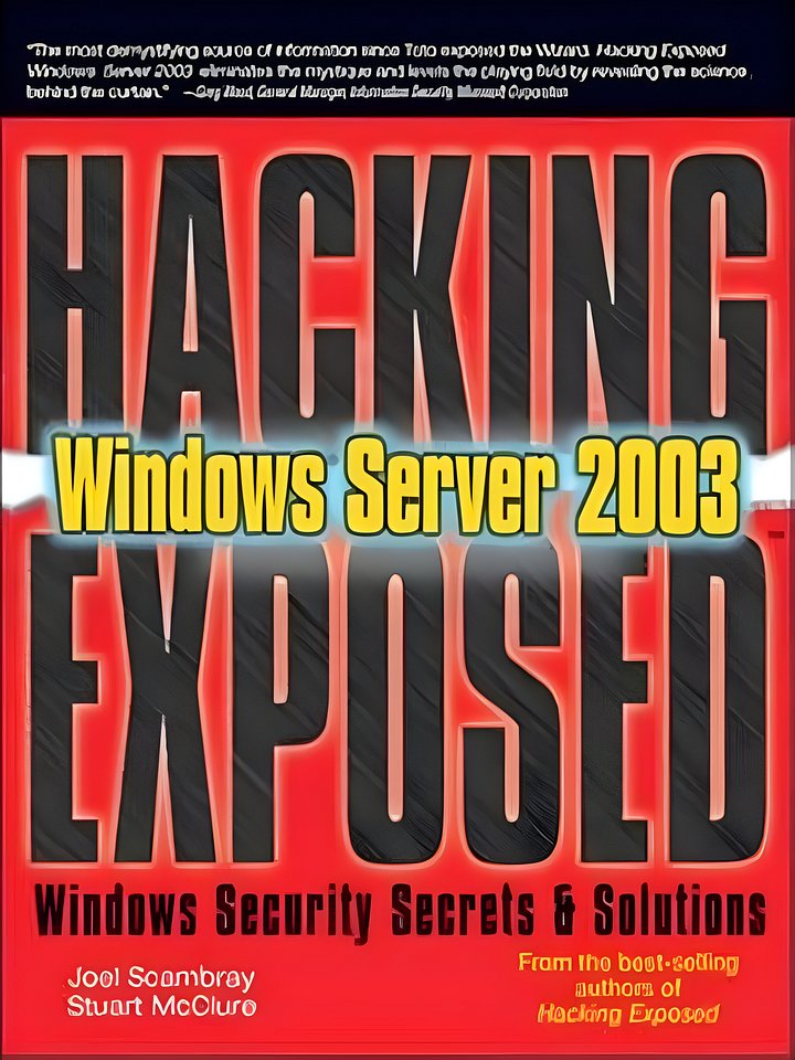 Windows Server 2003 (Hacking Exposed) product image (1)
