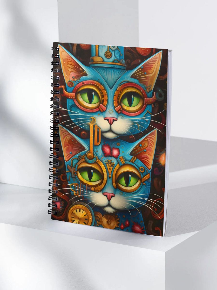 Steampunk Cats Spiral Notebook product image (4)