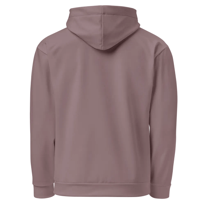 Plain Cool Purplish Brown Soft Summer Unisex Recycled Polyester Heavyweight Premium Hoodie by Treasure Pie product image (2)