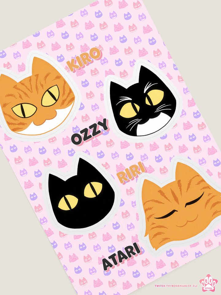 Neko Kitties Stickers product image (1)