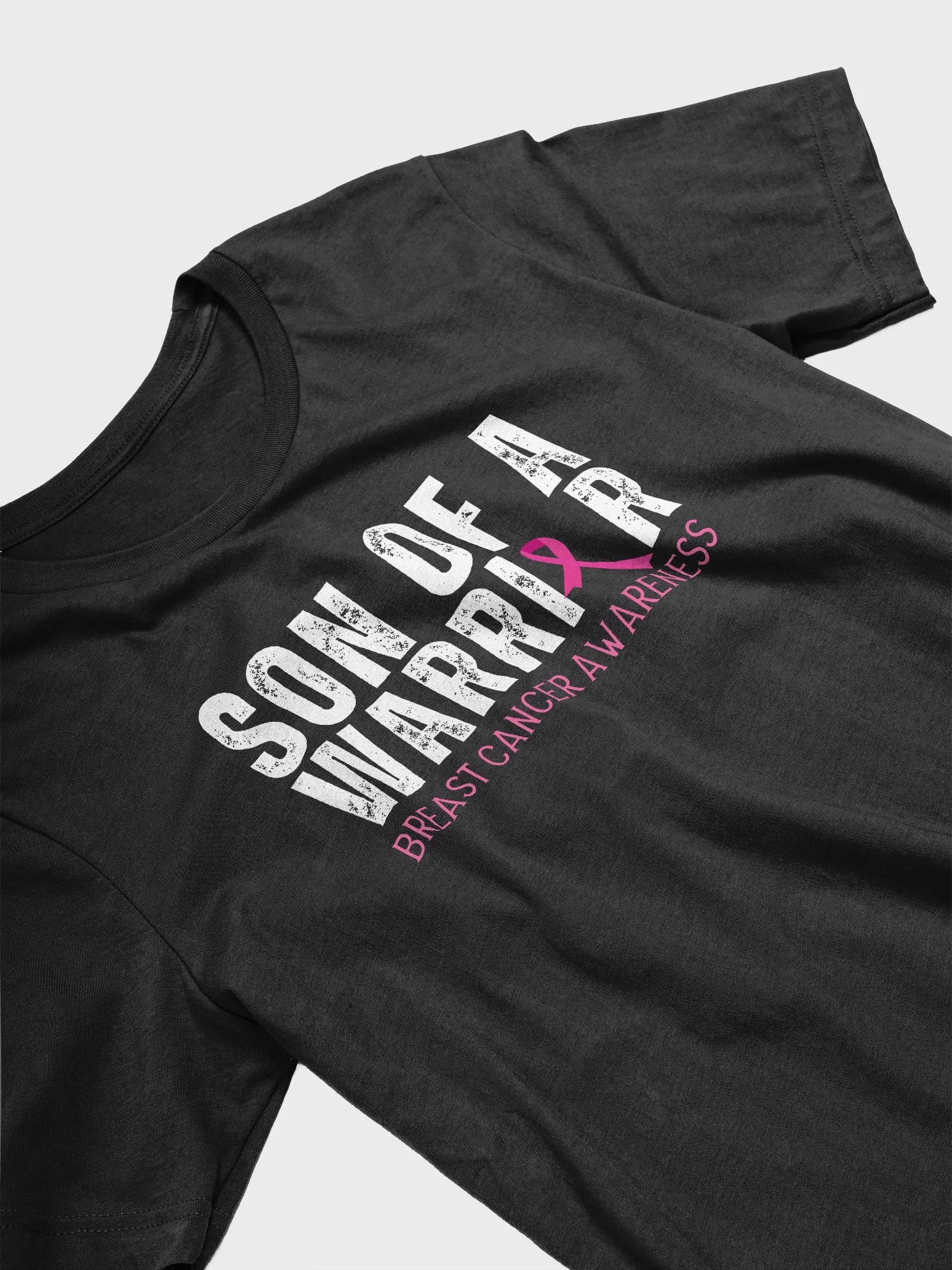 Breast Cancer Awareness T-Shirt, Cancer Tee, Warrior Son Shirt, Unisex Cotton Top, Supportive Gift Shirt product image (3)