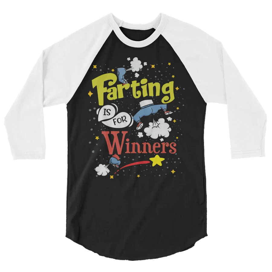 Farting Is For Winners raglan product image (6)
