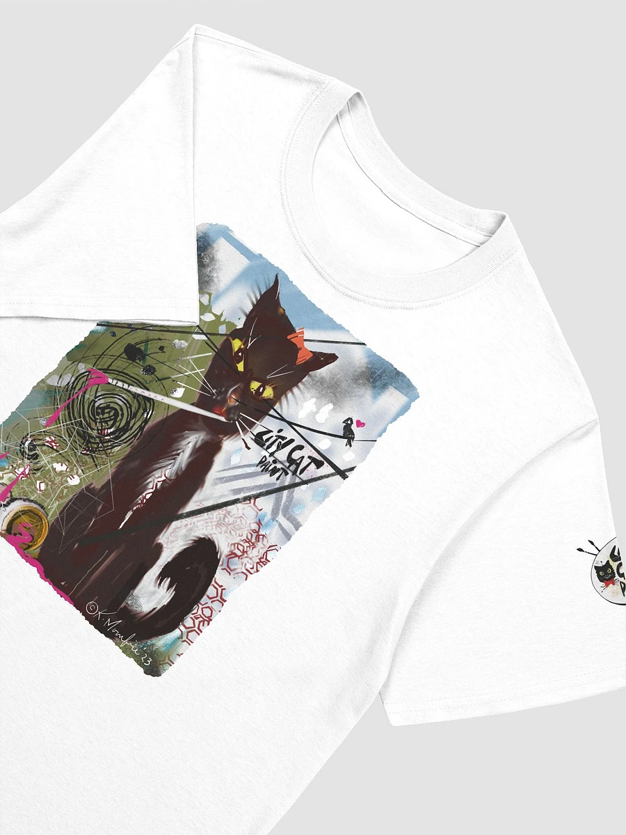 #10 'Quirky Cat' Unisex Softstyle Cotton Tee product image (2)