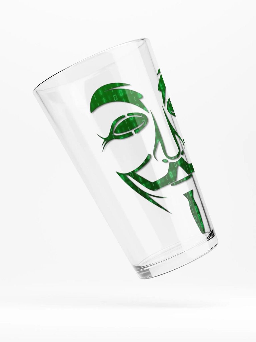 Guy Fawkes Matrix Pint glass product image (4)
