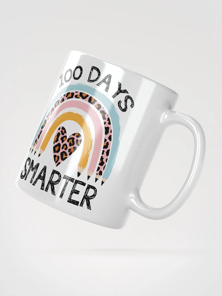 Leopard Rainbow 100 Days Smarter Mug product image (2)