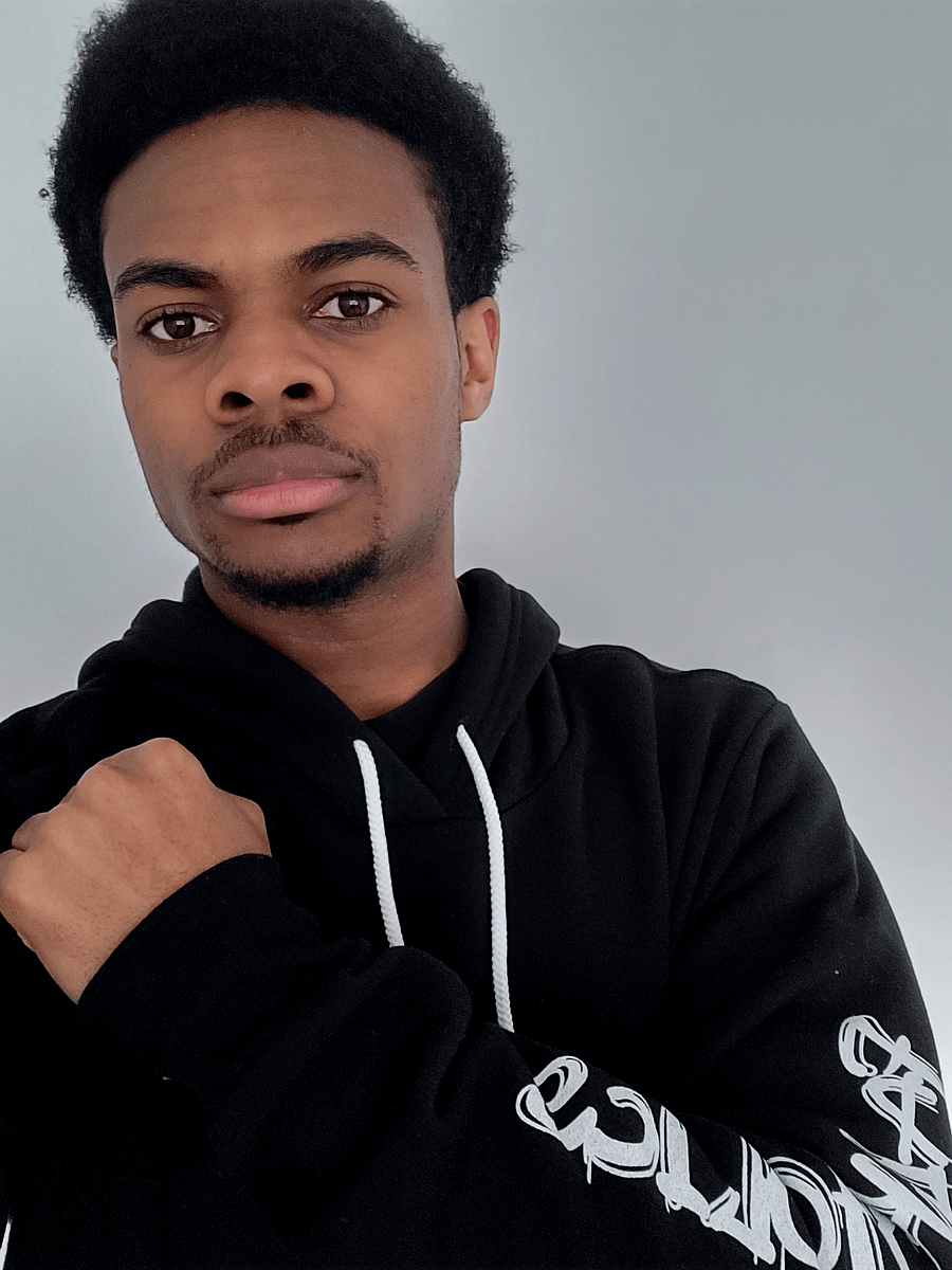 T4P Hoodie, Black/White (Gildan Classic) product image (7)
