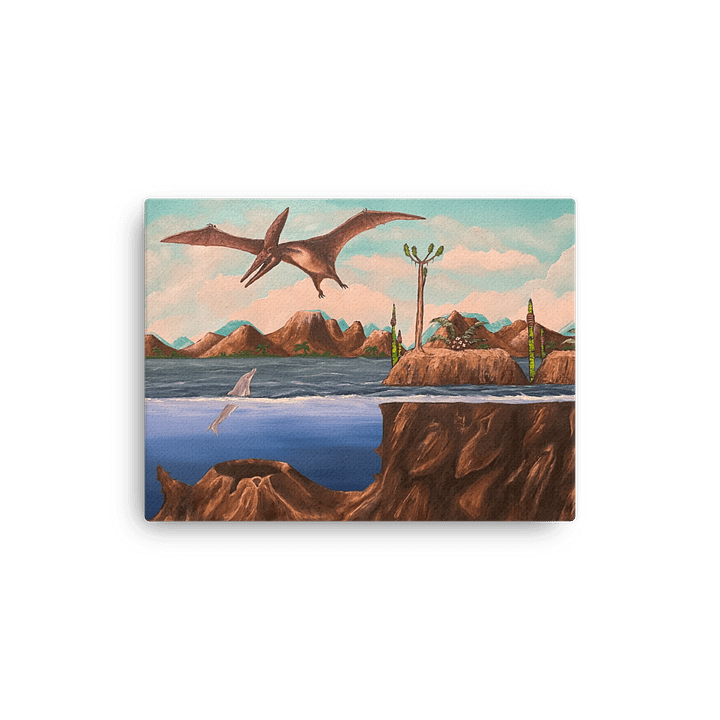 Ecco Pteranodon Pond Canvas Print product image (2)