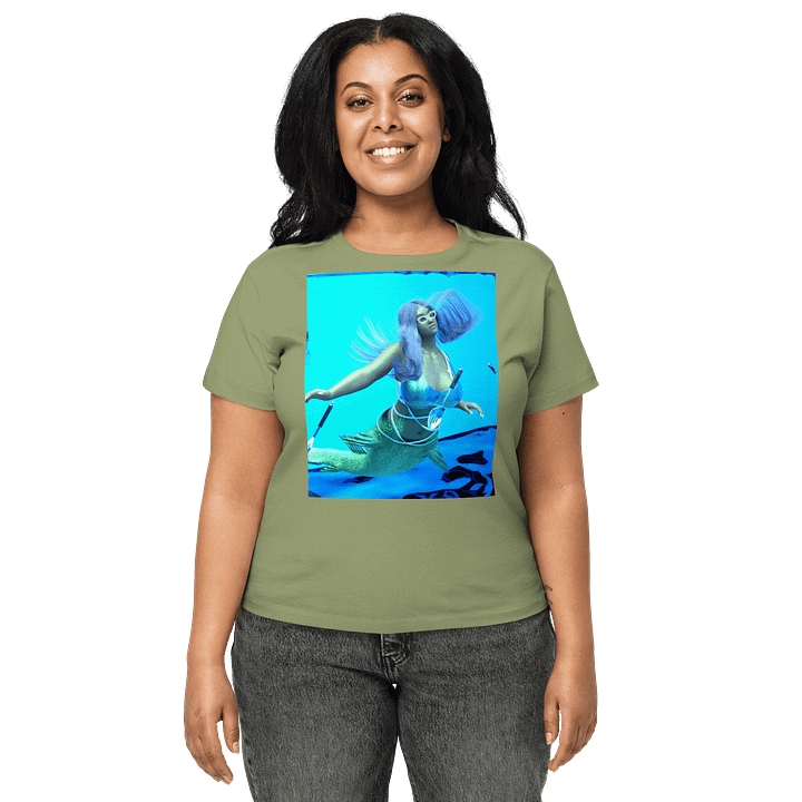 Mermaid Moxie High-Waisted Tee product image (6)
