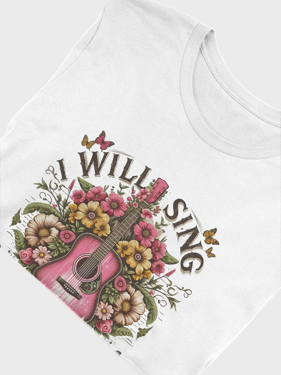 I Will Sing of the Goodness of God Floral T-Shirt product image (7)