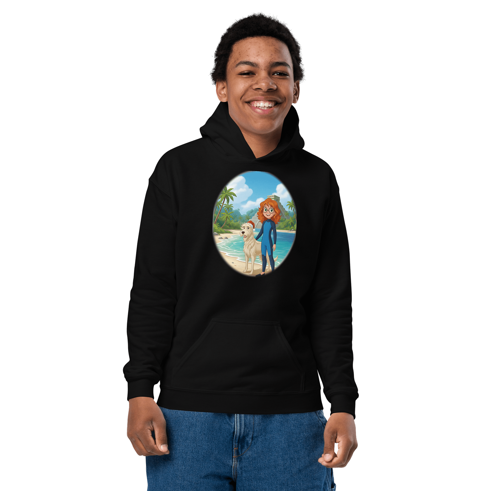 Youth Holiday Adventure Hoodie: Molly & Grainne from Jingle in the Jungle! product image (8)