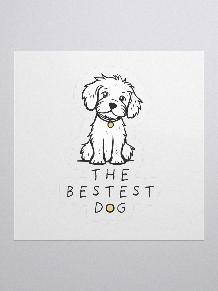 The Bestest Dog Logo Sticker product image (1)