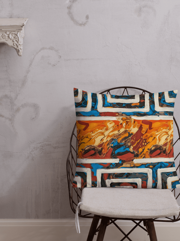 Abstract Art Painted Premium Accent Pillow product image (9)