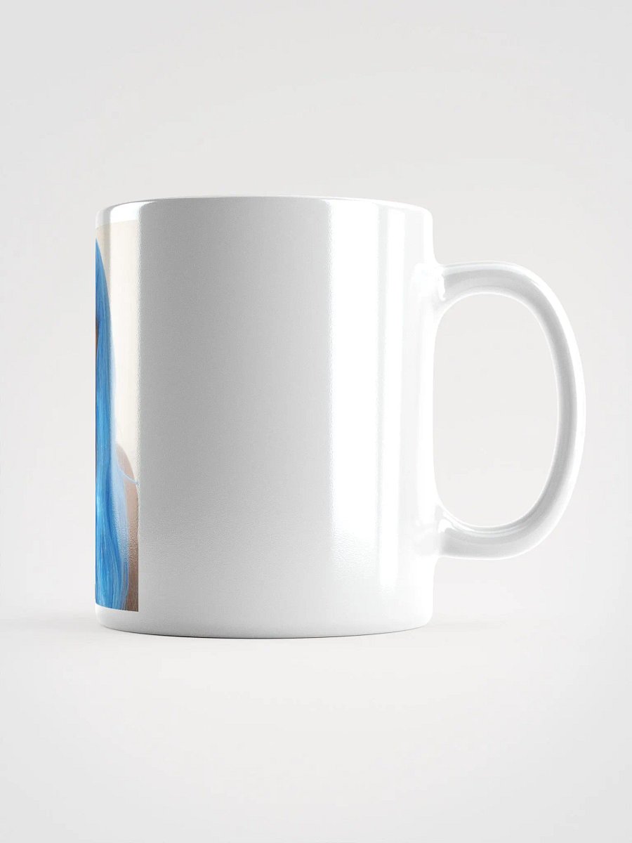 Minimalist Powder Pink Rose White Mug product image (3)