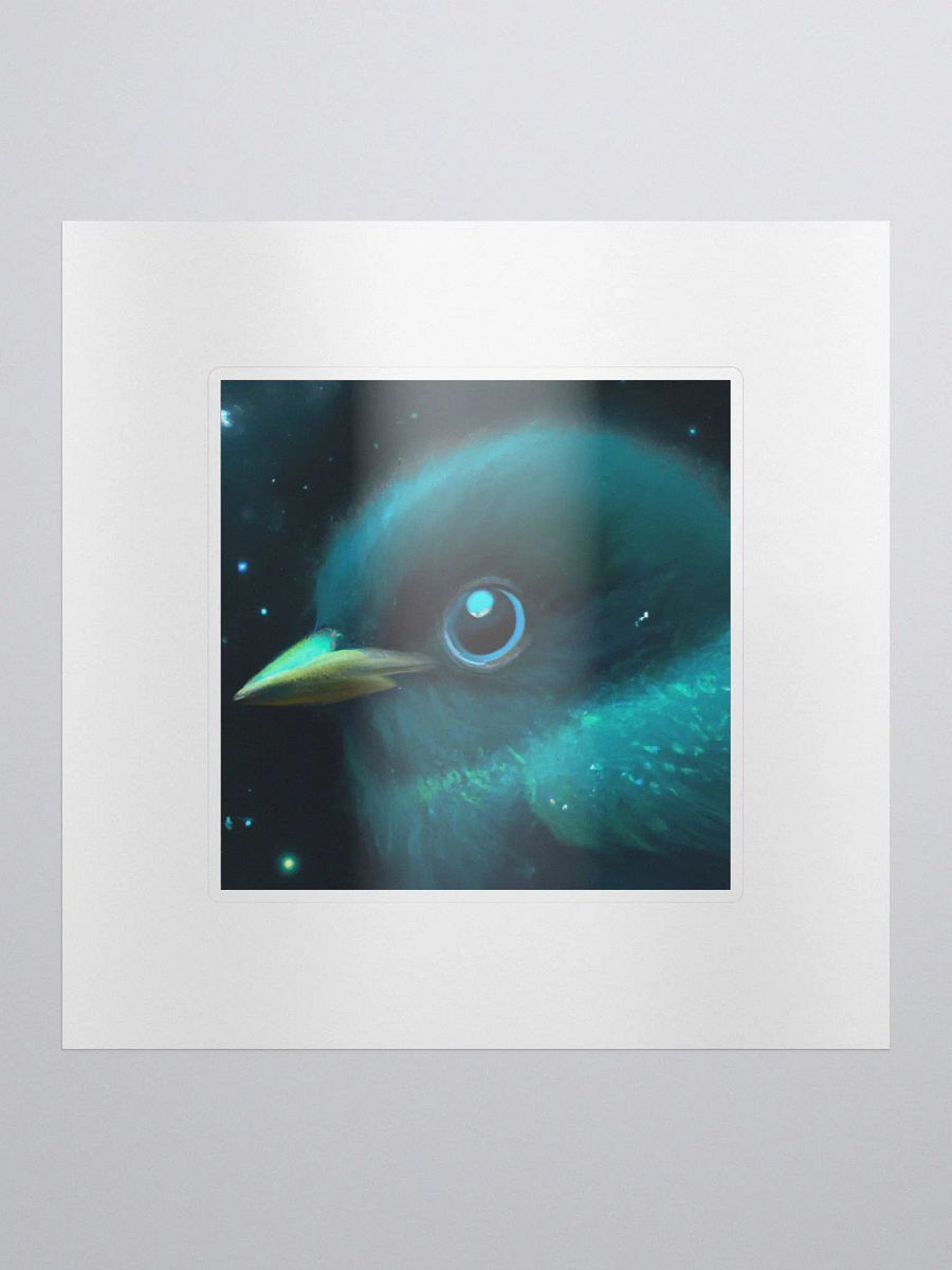 Cute Galactic Bird Alpha Sticker product image (1)