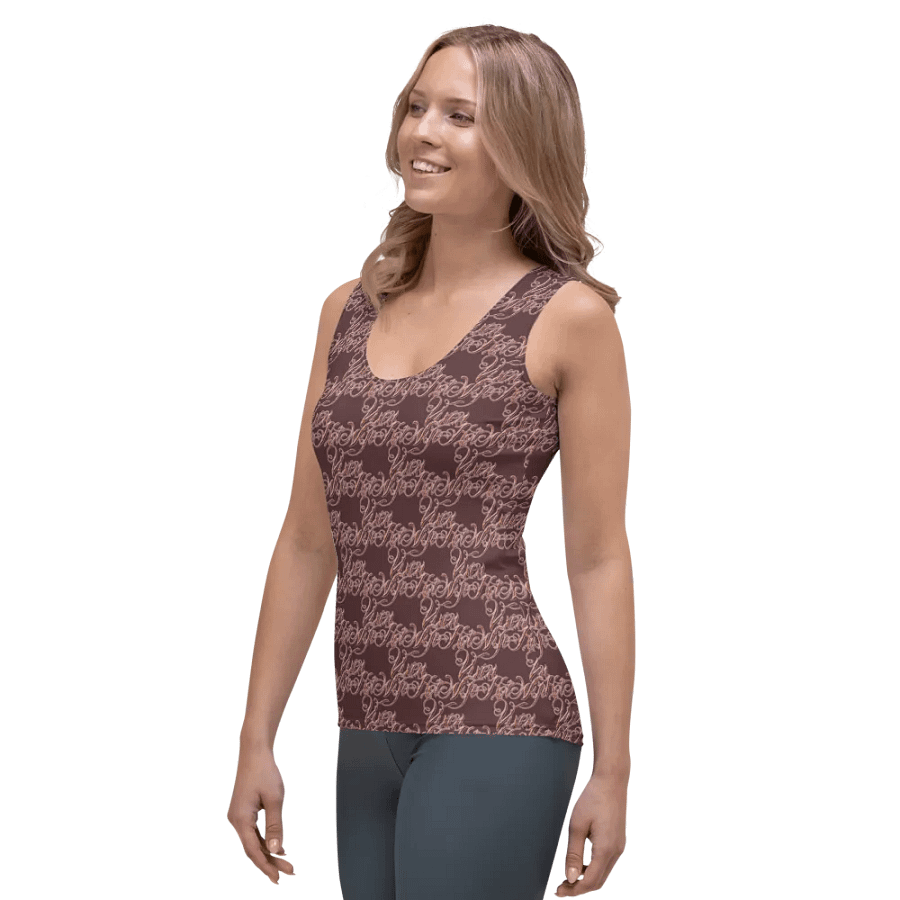 Vixen Hotwife fitted all-over tank shirt product image (3)