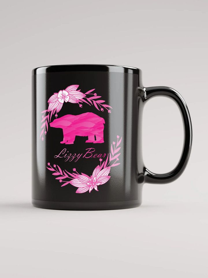 LizzyBear Black Glossy Mugs product image (1)