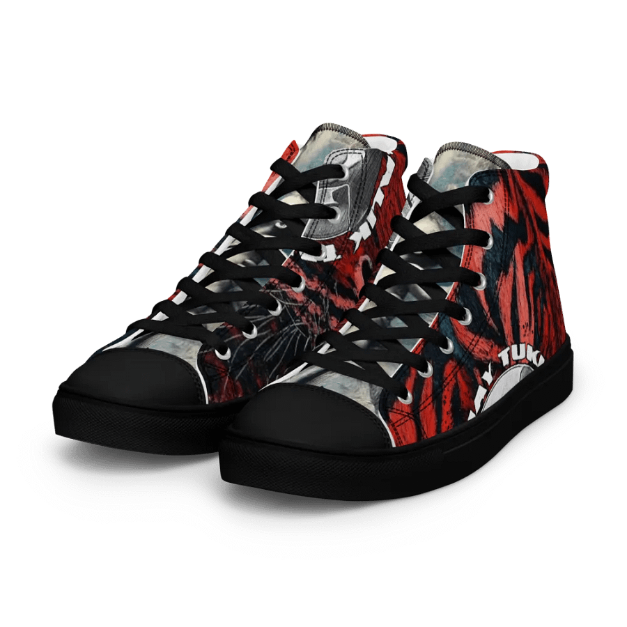 Buhay Tuklas Tiger Scribble Men's High Tops product image (9)
