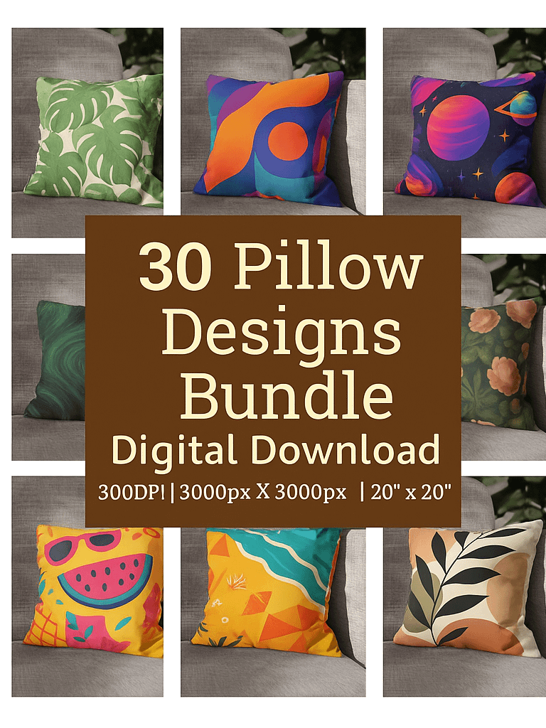 30+ Pillow Desings Instant Downloads product image (11)
