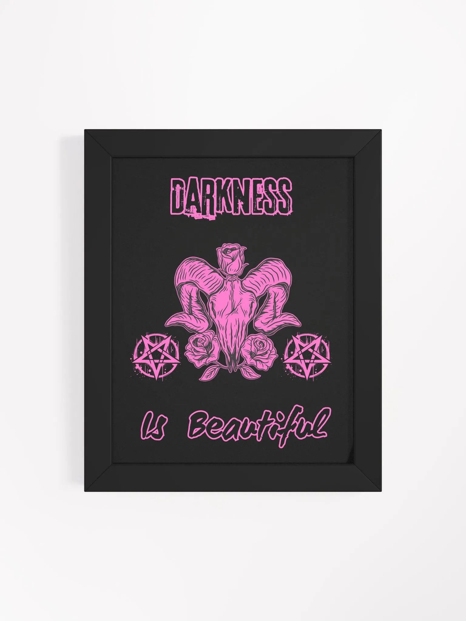 Darkness is Beautiful Framed Art product image (1)