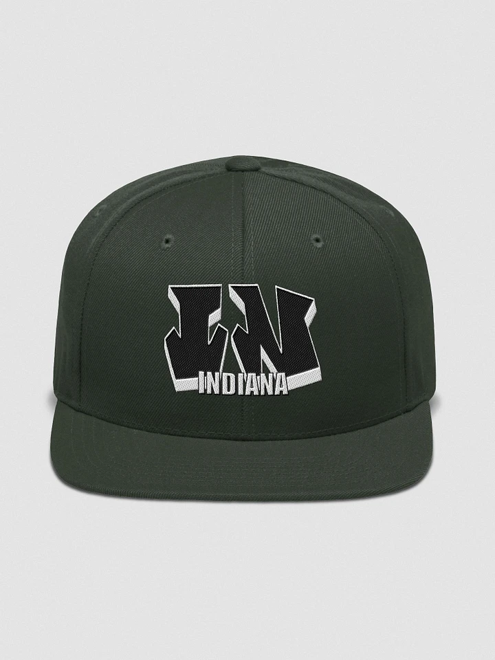 INDIANA, IN, Graffiti, Yupoong Wool Blend Snapback Hat product image (1)