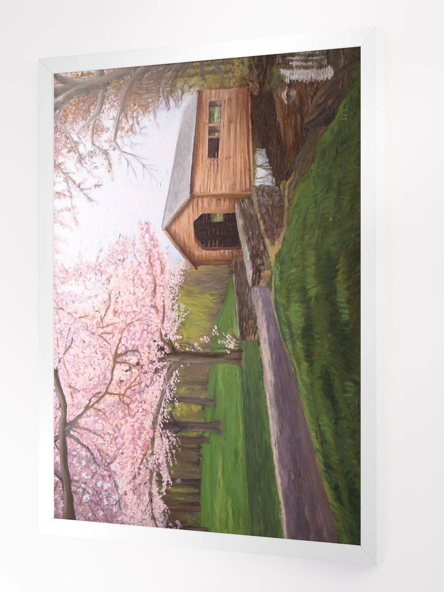 Cherry Blossom Bridge Framed Print product image (2)