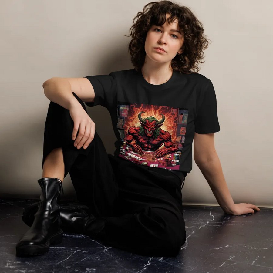 I HAVE A GAMBLING DEMON TEE product image (10)